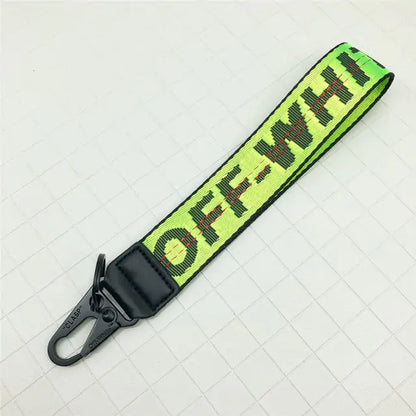 OFF-WHITE Canvas Keychain Lanyard