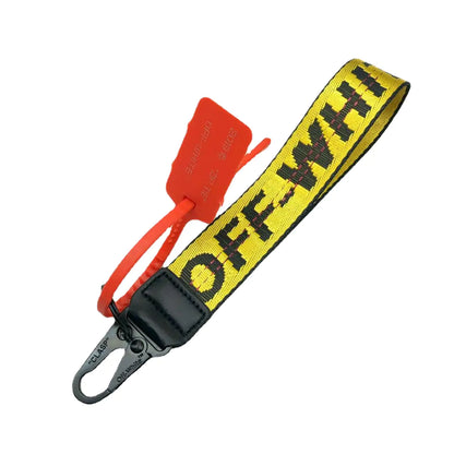 OFF-WHITE Canvas Keychain Lanyard