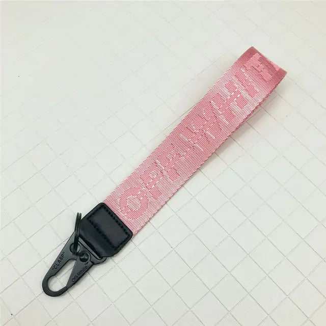 OFF-WHITE Canvas Keychain Lanyard