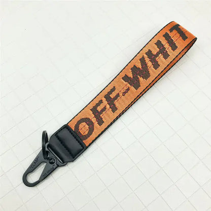 OFF-WHITE Canvas Keychain Lanyard