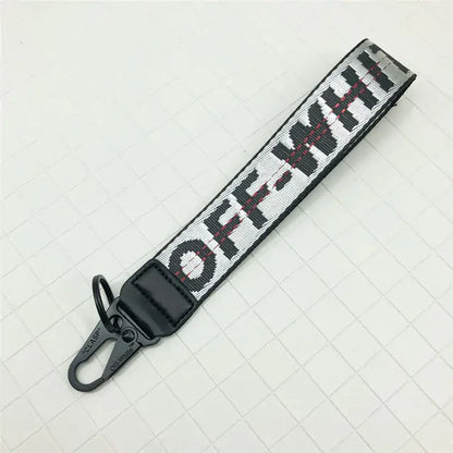 OFF-WHITE Canvas Keychain Lanyard