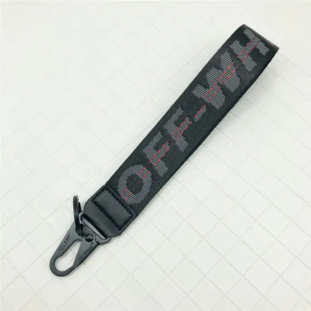 OFF-WHITE Canvas Keychain Lanyard