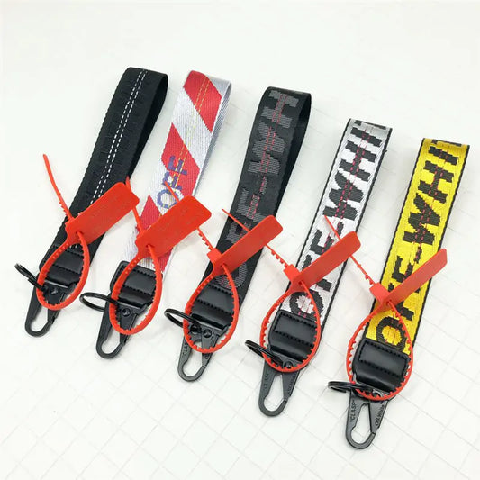 OFF-WHITE Canvas Keychain Lanyard