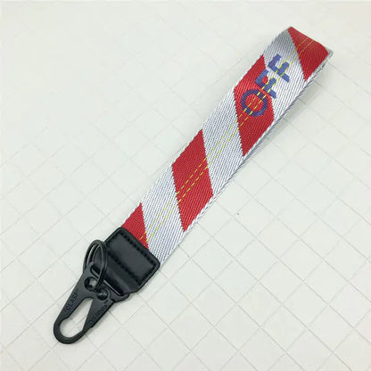 OFF-WHITE Canvas Keychain Lanyard