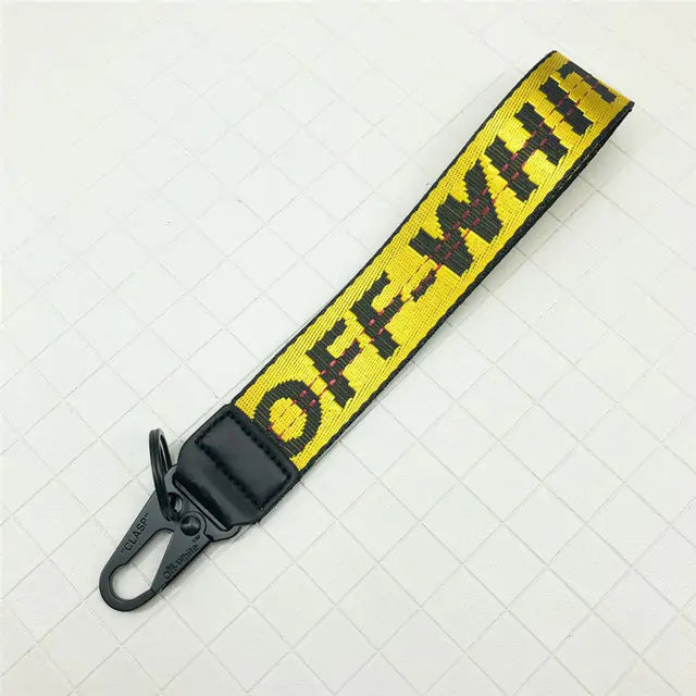 OFF-WHITE Canvas Keychain Lanyard