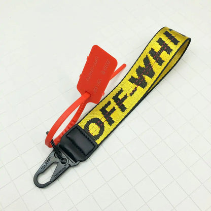 OFF-WHITE Canvas Keychain Lanyard